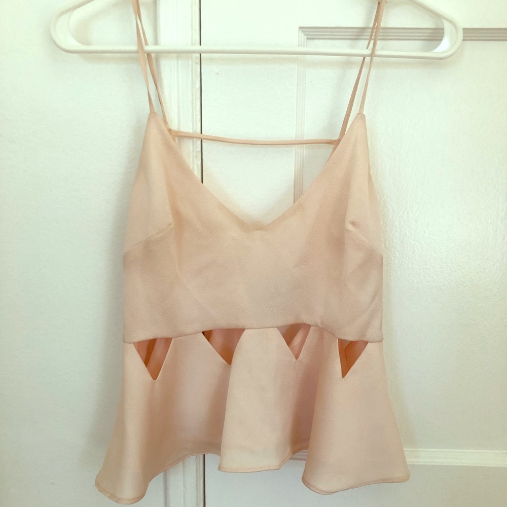 Top Shop Light pink blouse